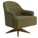 Ver imagem 1 de Poltrona Decorativa Naomi Base Giratoria Linho Color Trend Tca 307 Moll