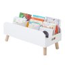 Porta Livros Revisteiro Infantil De Chão c/ pé palito - Montessori - 80cm - 1