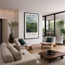 Ver imagem 3 de Canvas Van Gogh Campos de Trigo Verde 40x30cm Mold Preta