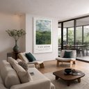 Ver imagem 5 de Canvas Van Gogh Campos de Trigo Verde 40x30cm Mold Preta