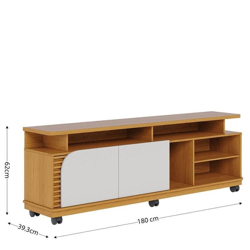 Rack Bancada Jurerê 1.8 Naturale Off White Matte – Colibri