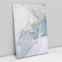 Ver imagem 1 de Quadro Decorativo em Canvas Abstrato Mármore Azul Suave TaColado Borda Infinita 90 x 60cm