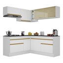 Ver imagem 6 de Cozinha Completa De Canto Mp2097 Com Armário E Balcão Branca