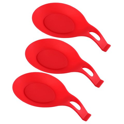 Kit 3 Descanso Apoio Talheres Suporte Colher Pia Cozinha