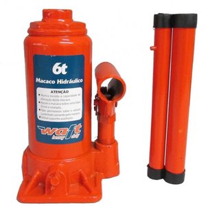Macaco Hidráulico Tipo Garrafa 6 Toneladas - 6523 - Waft Brasfort