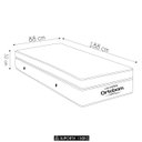 Ver imagem 4 de Colchão Solteiro Gold Ultra Gel Molas Superpocket 88x188x32cm - Ortobom