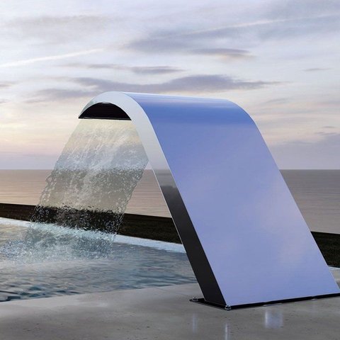 Cascata para Piscina Iguaçu Aço Inox 304 - Sodramar