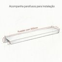 Ver imagem 7 de Puxador de Móveis Armário Gavetas Clean Reto 300mm Alumínio - Champanhe