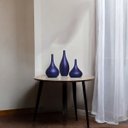 Ver imagem 4 de Trio de Garrafas Decorativas de Cerâmica Vasos Jasmim - Pintura Fosca