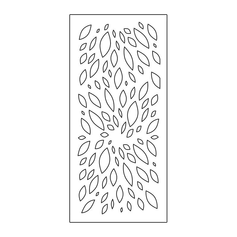 Painel Vazado Divisória Mdf Barcelona Branco Decore Painéis e Divisórias 0,90x2,20m - 3