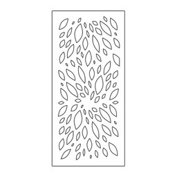 Painel Vazado Divisória Mdf Barcelona Branco Decore Painéis e Divisórias 0,90x2,20m - 3