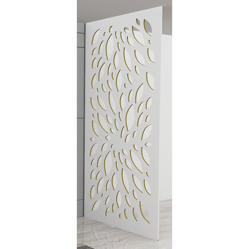 Painel Vazado Divisória MDF Barcelona Branco Decore Painéis e Divisórias 0,90x2,20m - 2