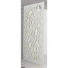 Painel Vazado Divisória Mdf Barcelona Branco Decore Painéis e Divisórias 0,90x2,20m - 2