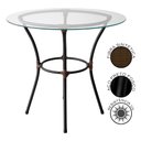 Ver imagem 2 de Mesa para Área Externa Redonda Happy Hour de Aço e Fibra Sintética e Vidro 80 cm Acesse Móveis