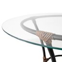 Ver imagem 4 de Mesa para Área Externa Redonda Happy Hour de Aço e Fibra Sintética e Vidro 80 cm Acesse Móveis