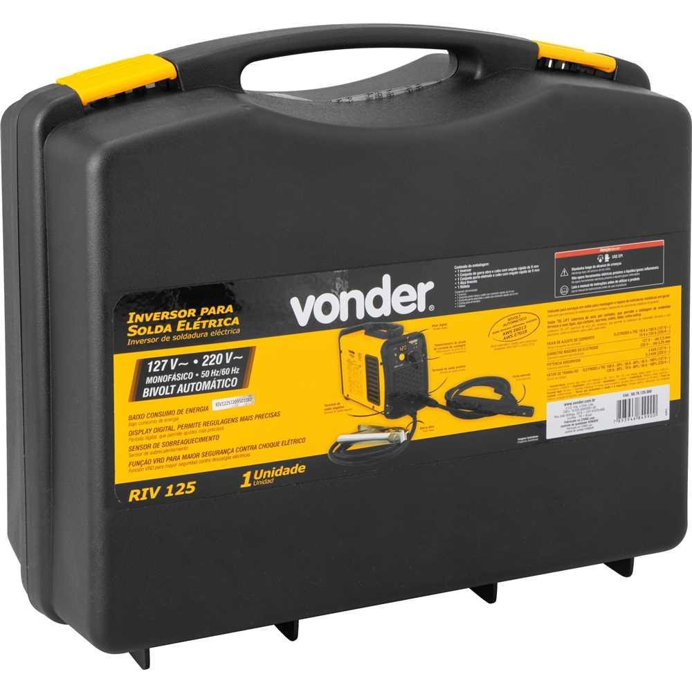 Inversor de Solda Digital 120a Bivolt Riv125 Vonder - 3