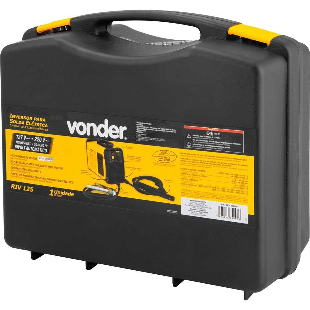 Inversor de Solda Digital 120a Bivolt Riv125 Vonder - 2