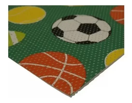 Ver imagem 2 de Tapete Infantil Antiderrapante Super Macio 1,00x1,30 Bolas Verdes