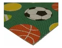 Ver imagem 2 de Tapete Infantil Antiderrapante Super Macio 1,00x1,30 Bolas Verdes