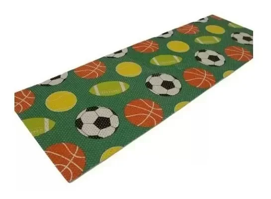 Ver imagem 3 de Tapete Infantil Antiderrapante Super Macio 1,00x1,30 Bolas Verdes