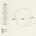 Ver mais imagens de Espelho Redondo de Parede Estilo Minimalista 80 Cm - Preto