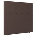 Ver imagem 1 de Cabeceira Cama Box Solteiro Luana 90cm Sintético Marrom - Desk Design