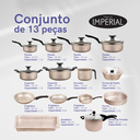 Ver imagem 3 de Conjunto Panelas 17 Pc Antiaderente Panela Pressão 4,5l