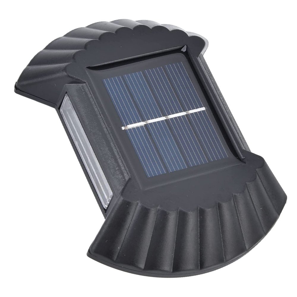 Luminaria Solar Parede Arandela Balizador Led Kit 4 Und Luz Decorativa Jardim Casa Quintal Seguran - 10