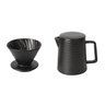 Bule Suporte para Filtro e Tampa Cerâmica Preta 600ml Wolff - 2