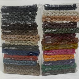 10 Metros Cordão Nylon para Rodapés e Carpete - Cor Azul - 10
