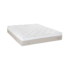 Colchão C1853 com Alto Suporte de 250kg 1,93x2,03 Herval Cor Branco e Bege