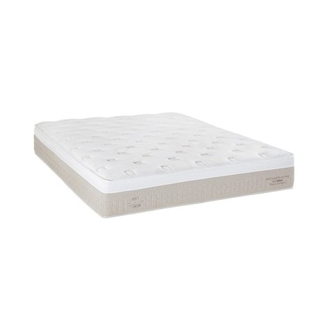 Colchão C1853 com Alto Suporte de 250kg 1,93x2,03 Herval Cor Branco e Bege