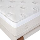 Ver imagem 2 de Colchão C1853 com Alto Suporte de 250kg 1,93x2,03 Herval Cor Branco e Bege