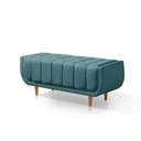 Ver imagem 2 de Recamier Alemanha 1,50M com Base Madeira Linho Sofatec