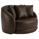 Ver imagem 1 de Poltrona Decorativa Maya Base Giratoria Courino Tcs 721 Moll