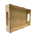 Ver imagem 4 de Bandeja Personalizada com Logo (35x23x6,5) MDF CRU