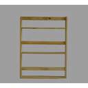 Ver imagem 2 de Porta Livros Triplo Infantil Madeira Pinus