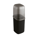 Ver imagem 4 de Kit 3 Peças Usual Banheiro Porta Escova Sabonete Algodão:preto