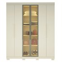 Ver imagem 2 de Guarda-Roupa Casal com 6 Portas com 2 Portas Reflecta com Pés com LED 100% MDF Império
