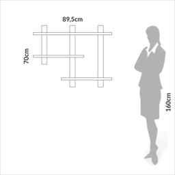 Nicho para Sala de Estar em Mdf Industrial - 4