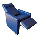 Ver imagem 2 de Poltrona Hospitalar Reclinável Azul Marinho Medcombo