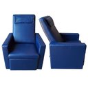 Ver imagem 5 de Poltrona Hospitalar Reclinável Azul Marinho Medcombo