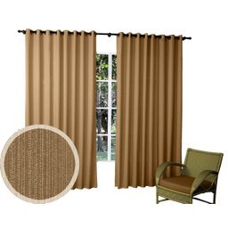 Cortina Maya 4,00m X 2,80m - Marrom Claro - 1