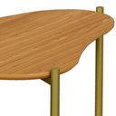 Ver imagem 4 de Mesa Lateral para Sala de Estar Orgânica Industrial 60cm Hagar D03 Freijó - Lyam Decor