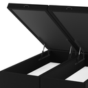 Ver imagem 2 de Base Box Bau Queen Size Cairo (43x158x198cm) Preto - Casa Giulia