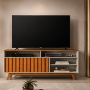 Ver imagem 2 de Rack para TV até 50 Polegadas com Prateleira Turin 1,36 - Off White/Nature