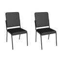 Ver imagem 1 de Cadeira Sala de Jantar Genebra 2c129prf Aço Kit 2 Un Preto/ano Preto - Kappesberg
