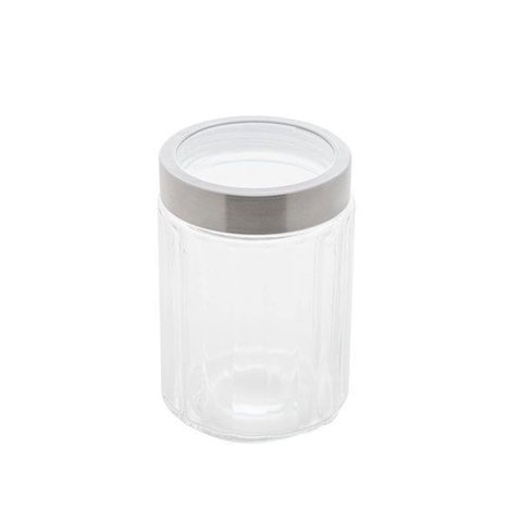 Porta Mantimento Vidro Tampa Aço Inox Sydney 1,2l Lyor