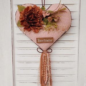 Coração Perfumado Pendente Bem Vindos 60x33