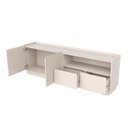 Ver imagem 5 de Rack com Painel para TV até 75 Polegadas 100% MDF 187cmx219cm Vitoria Regia Yescasa